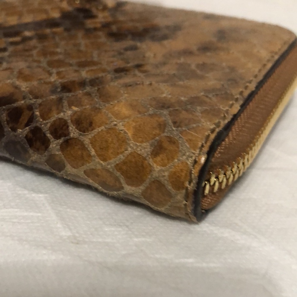 Michael Kors Python Embossed Leather Wallet - Picture 7 of 10